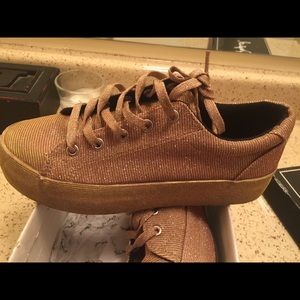 Glittery pink/gold sneakers